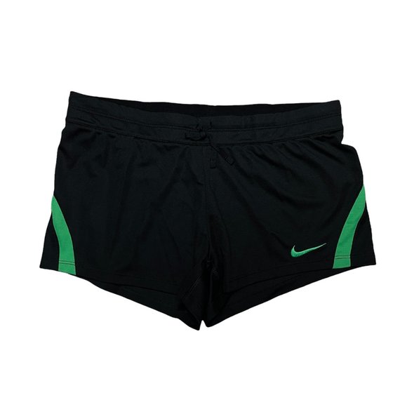 NWT Women's Nike Infiknit DRI-FIT Shorts - Small - Black / Green - Picture 1 of 4
